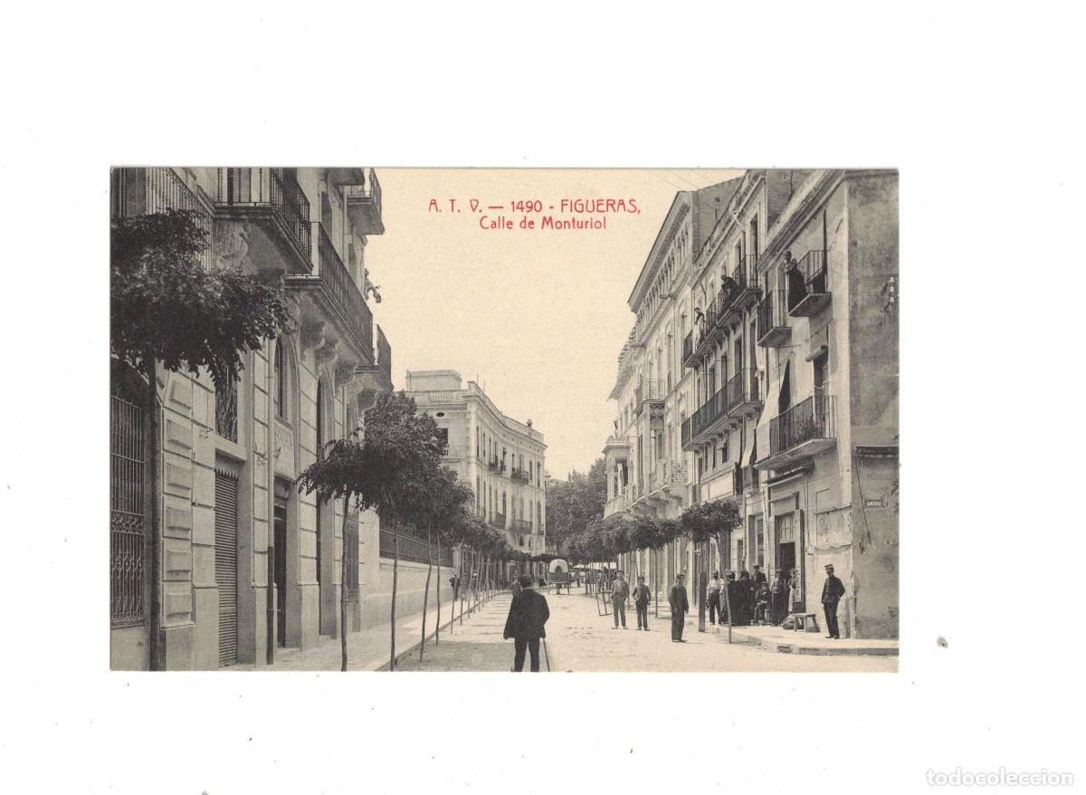 Postales: FIGUERAS. ATV 1490. CALLE DE MONTURIOL