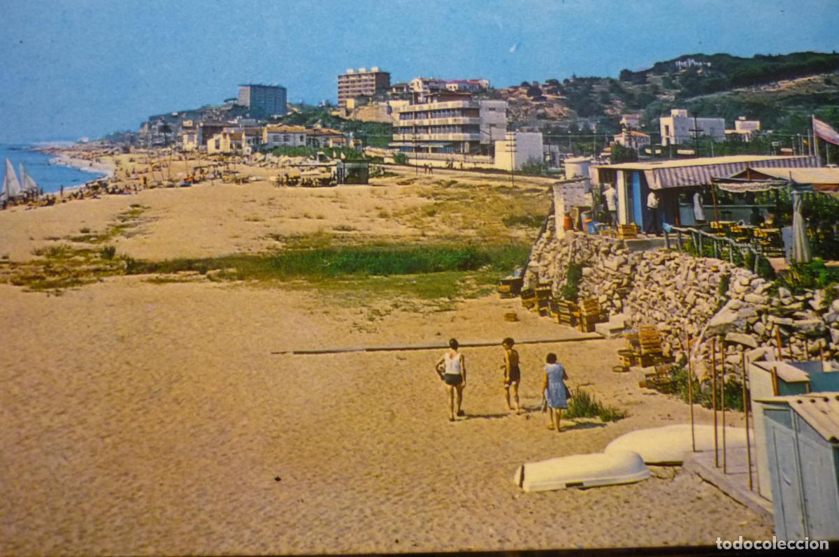 Postales: postal canet de mar.-playa parcial circulada