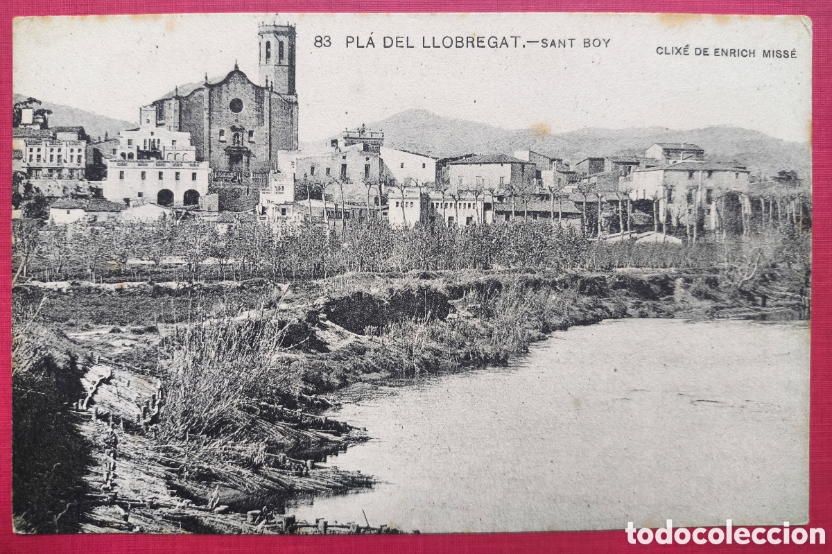 Postales: SANT BOI VISTA POSTAL FOTOTIPIA CLIX&Eacute; ENRICH MISS&Eacute; BAIX LLOBREGAT BARCELONA C. 1910