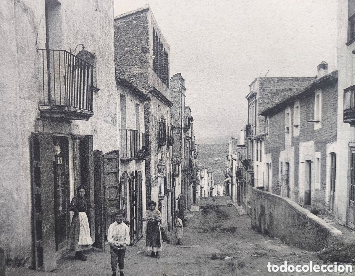 Postales: G&Egrave;LIDA CARRER MAJOR POSTAL ANIMADA FOTOTIPIA A. T. V. BARCELONA 1914