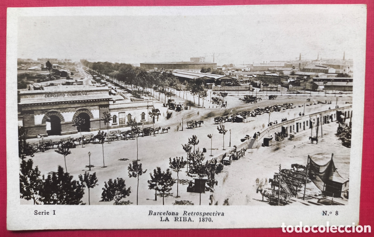 Postales: BARCELONA RETROSPECTIVA LA RIBA POSTAL