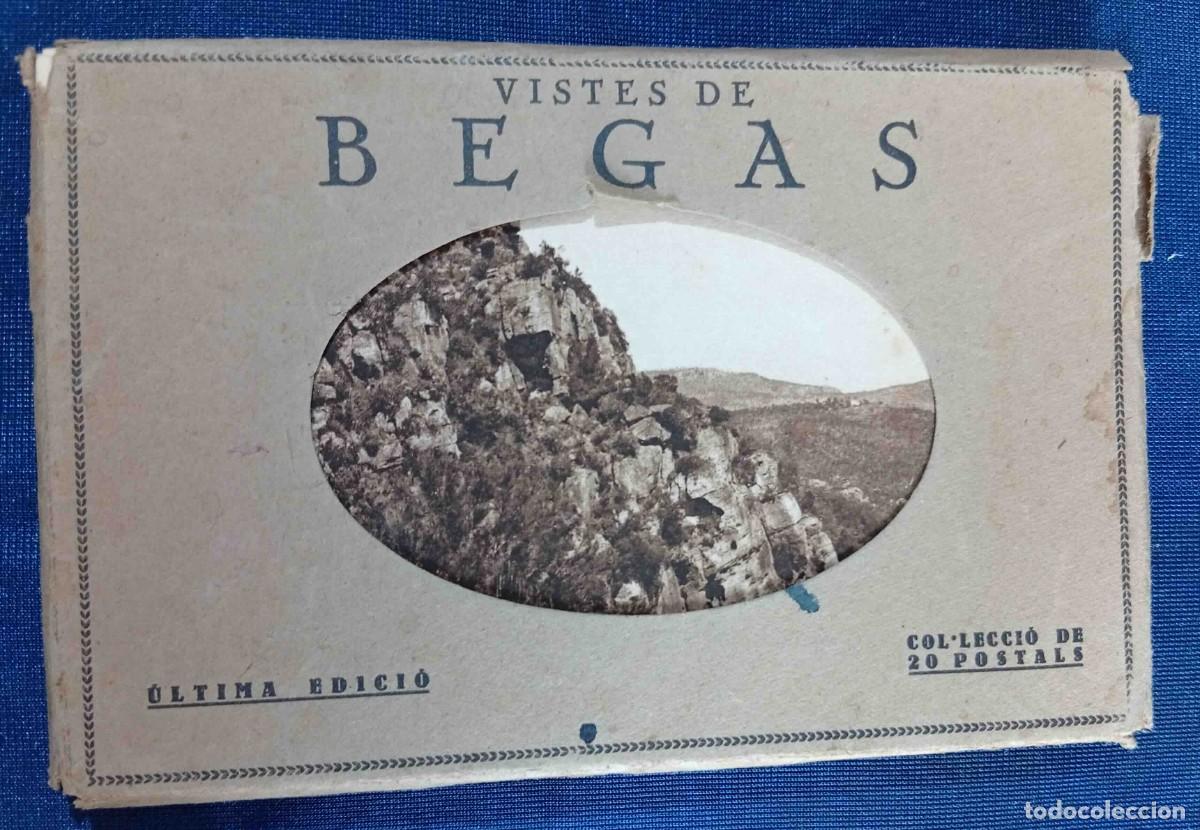 Postales: BLOC CON 16 POSTALES DE 20. BEGAS, BARCELONA. EDICI&Oacute; DOM&Egrave;NEC VENDRELL.