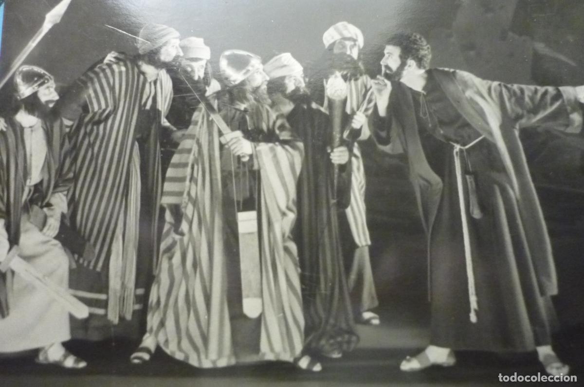 Postales: postal olesa de montserrat -la passio--judas guia las turbas