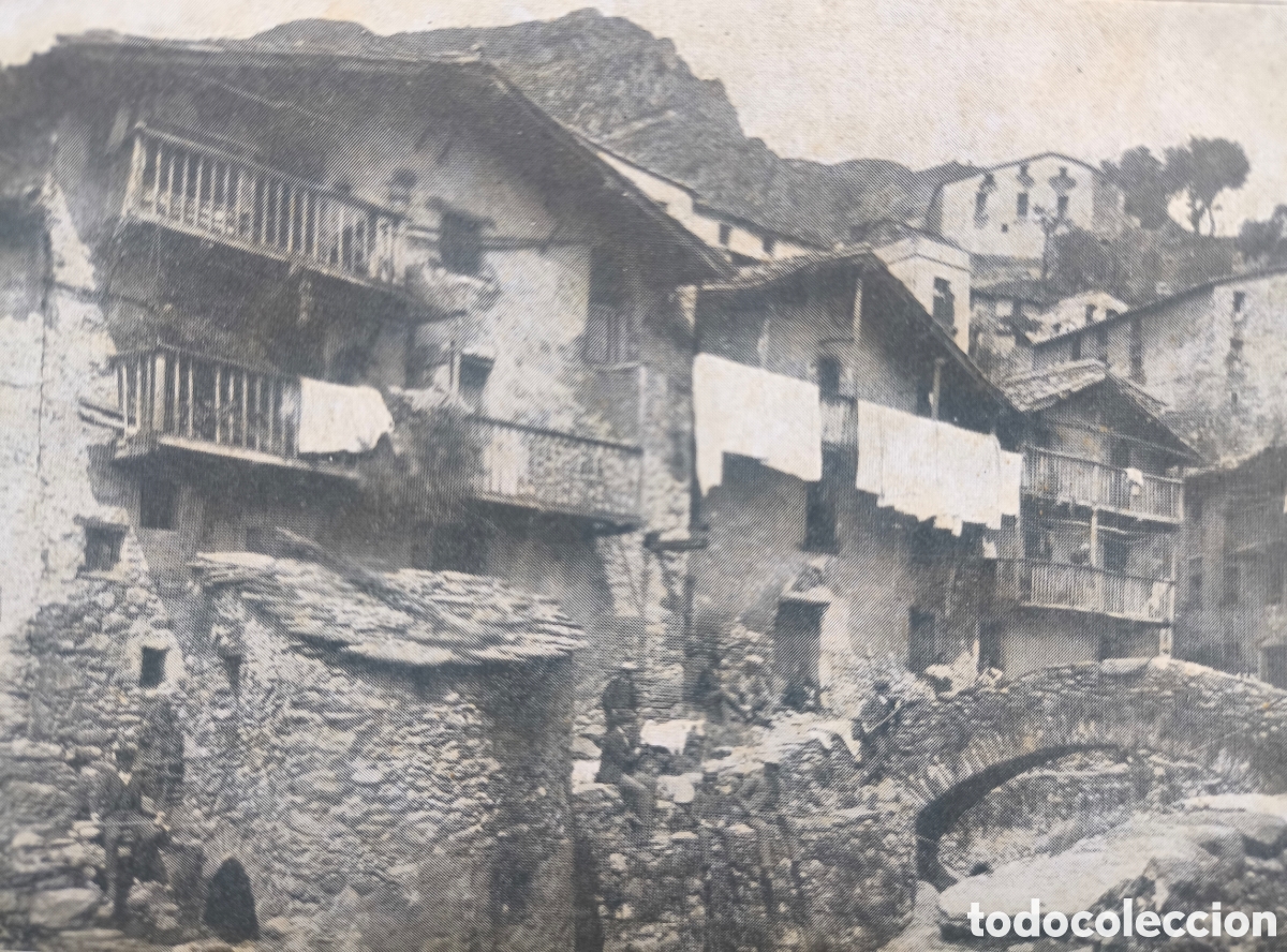Postales: BAGET CARRER DE LA FONT POSTAL FOTOTIPIA THOMAS GIRONA C. 1910