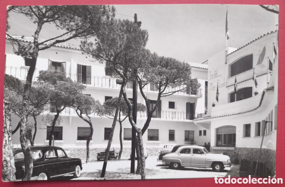 Postales: PLATJA D'ARO HOTEL MAR CONDAL POSTAL FOTOGR&Aacute;FICA COSTA BRAVA C. 1955