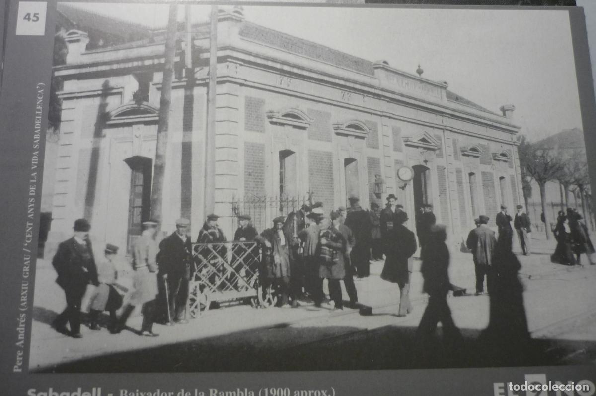 Postales: tarjeta reproducc, sabadell estacion 1900 colecc. el 9