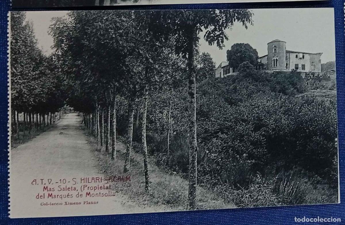Postales: A.T.V. - 10 - S. HILARI SACALM. MAS SALETA. COL&middot;LECCI&Oacute; XIMENO PLANAS. SIN CIRCULAR.