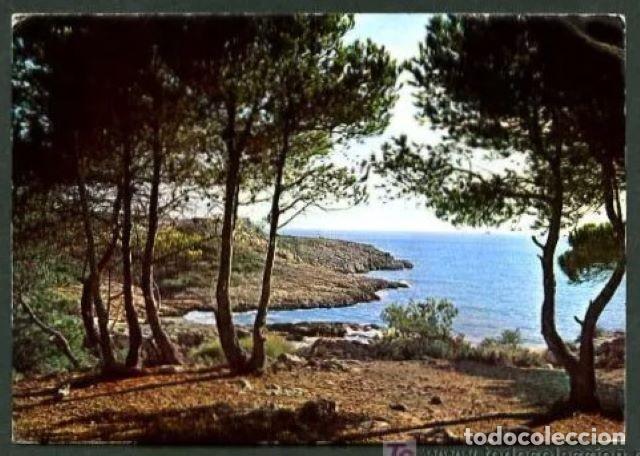 Postkarten: Salou. *Un aspecto de la costa* Foto Raymond n&ordm; 23. Dep Legal T. 110-VI. Circulada 1966.