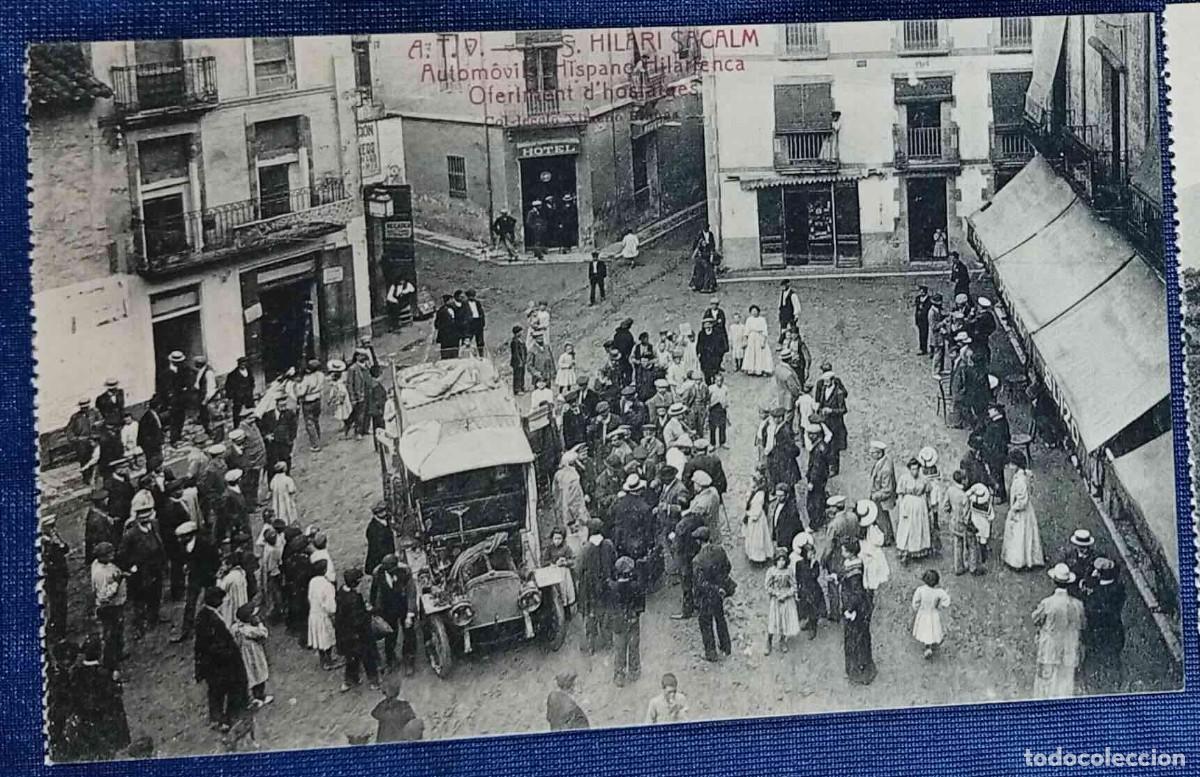Postales: A.T.V. - 5 - S. HILARI SACALM. AUTOMOVILS HISPANO HILARIENCA. COL&middot;LECCI&Oacute; XIMENO PLANAS. SIN CIRCULAR
