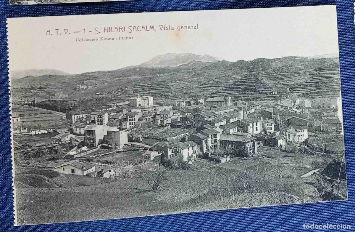 Postales: A.T.V. - 1 - S. HILARI SACALM. VISTA GENERAL. COL&middot;LECCI&Oacute; XIMENO PLANAS. SIN CIRCULAR.