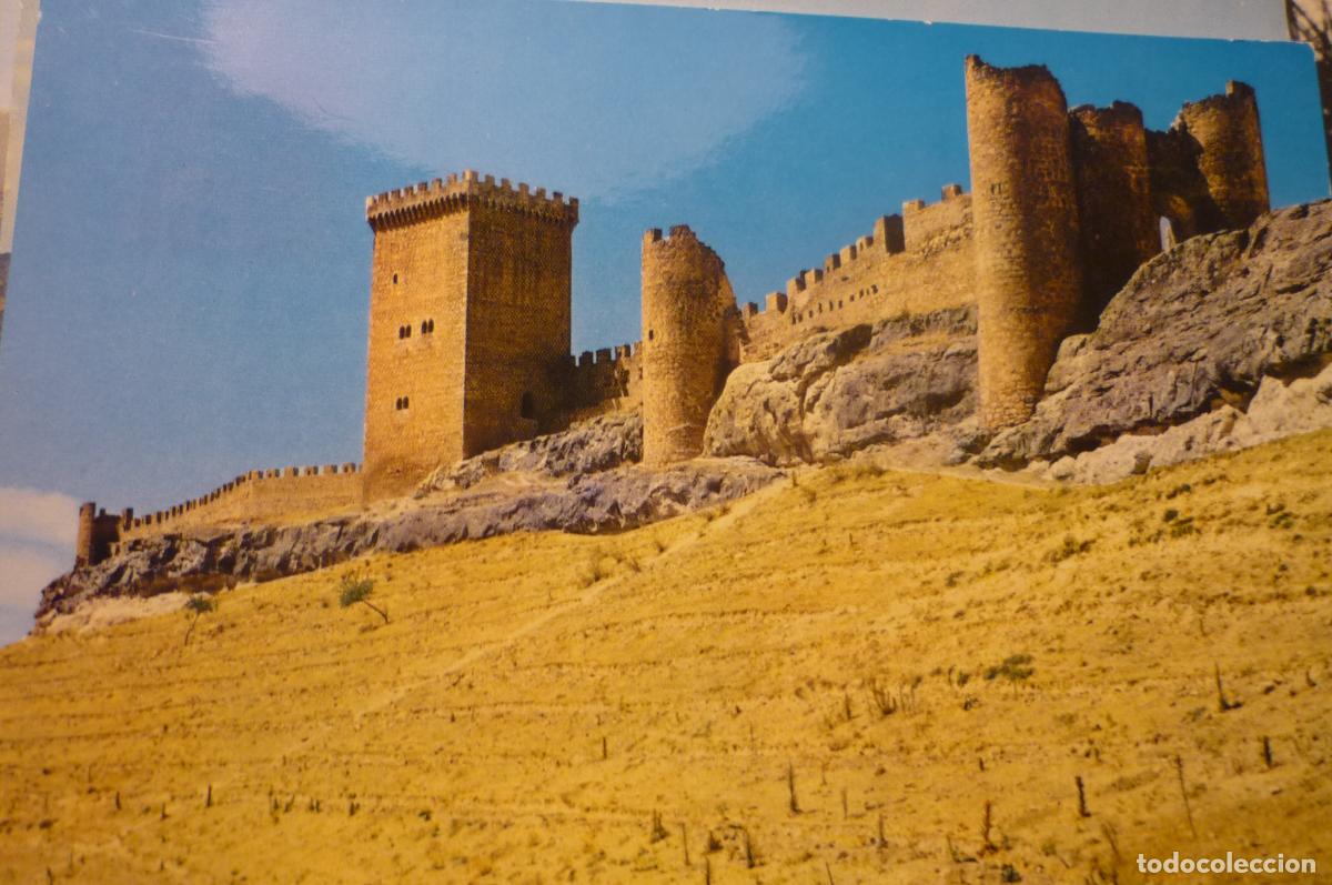 Postales: postal pe&ntilde;aranda de duero castillo escrita