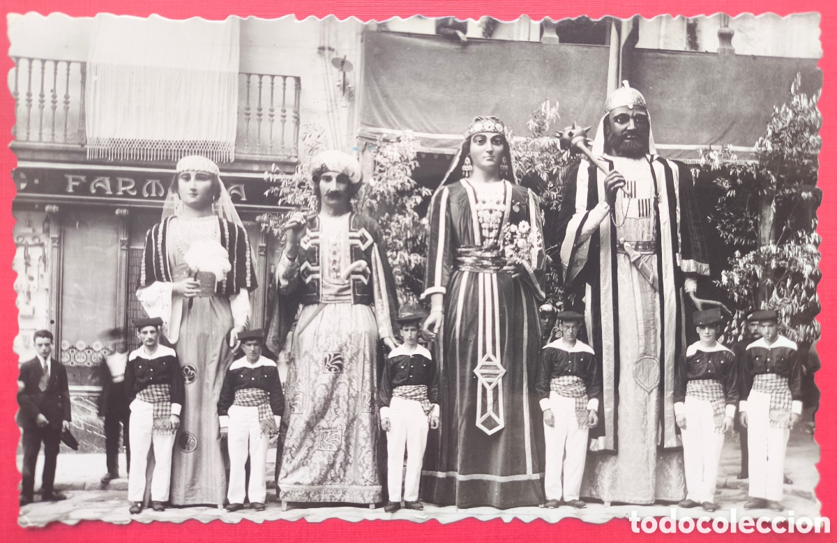 Postales: BERGA ELS GEGANTS POSTAL FOTOGR&Aacute;FICA ANIMADA CIRCULADA