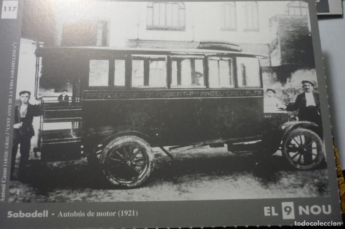 Postales: tarjeta reproducc sabadell autobus 1921,.colecc el 9