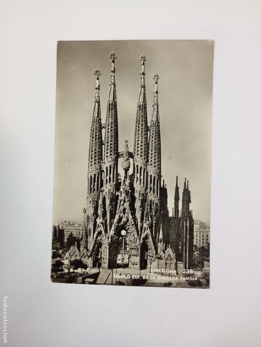 Postcards: POSTAL DE BARCELONA. SAGRADA FAMILIA. TDKP27Z3