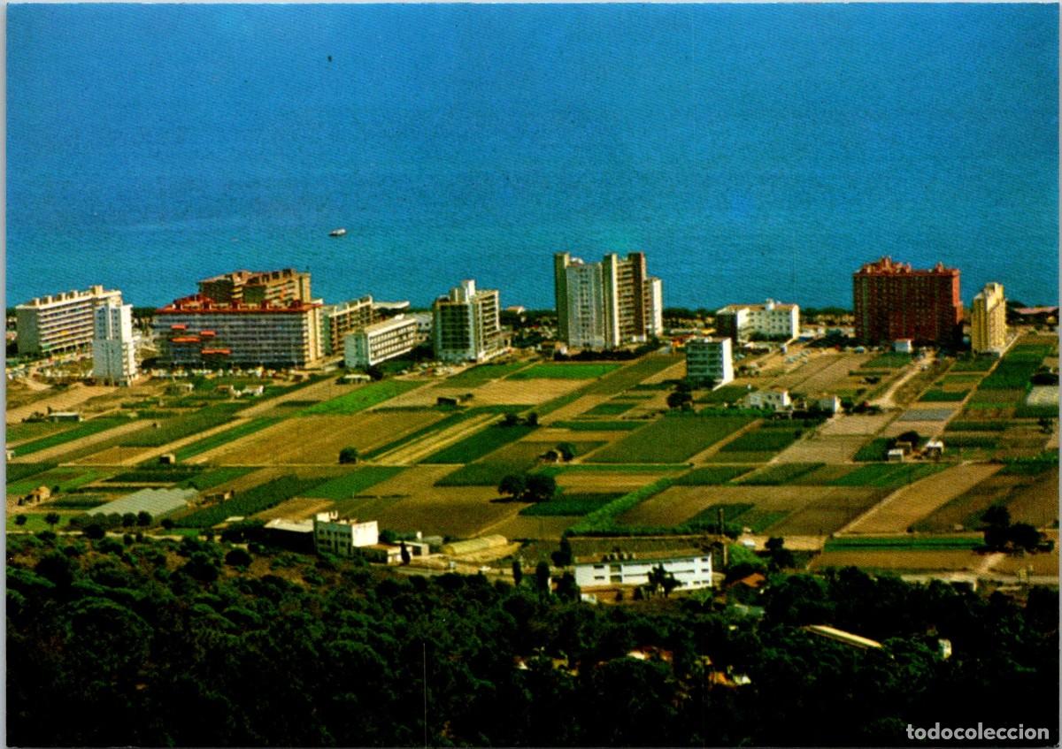 Postales: Malgrat de Mar - Vista parcial y Hoteles - DL. B. 3912-1982 - Sin m&aacute;s datos - 149x104mm