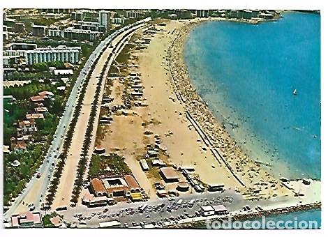 Postales: VISTA AEREA DEL PASEO DE JAIME I Y PLAYA DE LEVANTE.- SALOU - TARRAGONA