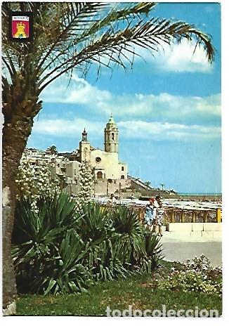 Postales: PLAYA DE ORO &rdquo; LA PUNTA &rdquo;.- SITGES / BARCELONA - Foto 1