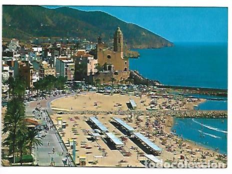 Postales: PUNTA Y PLAYA.- SITGES / BARCELONA