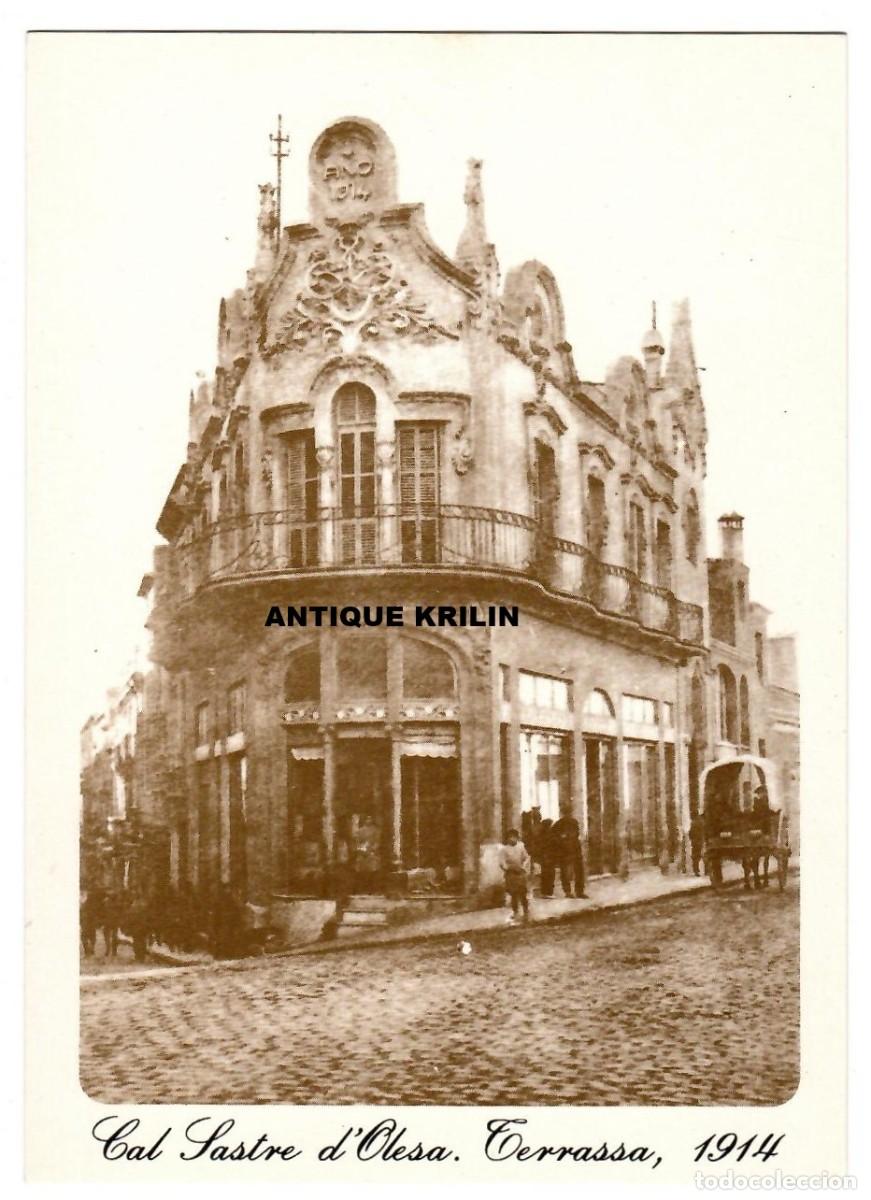 Postales: TERRASA N&ordm; 17 CAL SASTRE D'OLESA 1914 / EDI. FUNDACIO TORRE DEL PALAU