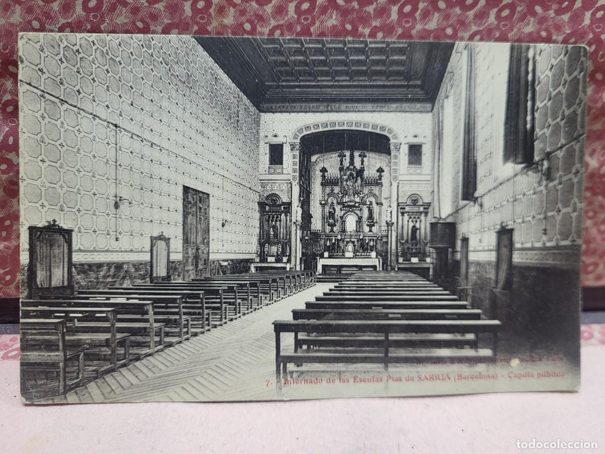 Postales: ANTIGUA POSTAL COLEGIO ESCUELAS PIAS DE SARRIA BARCELONA 7
