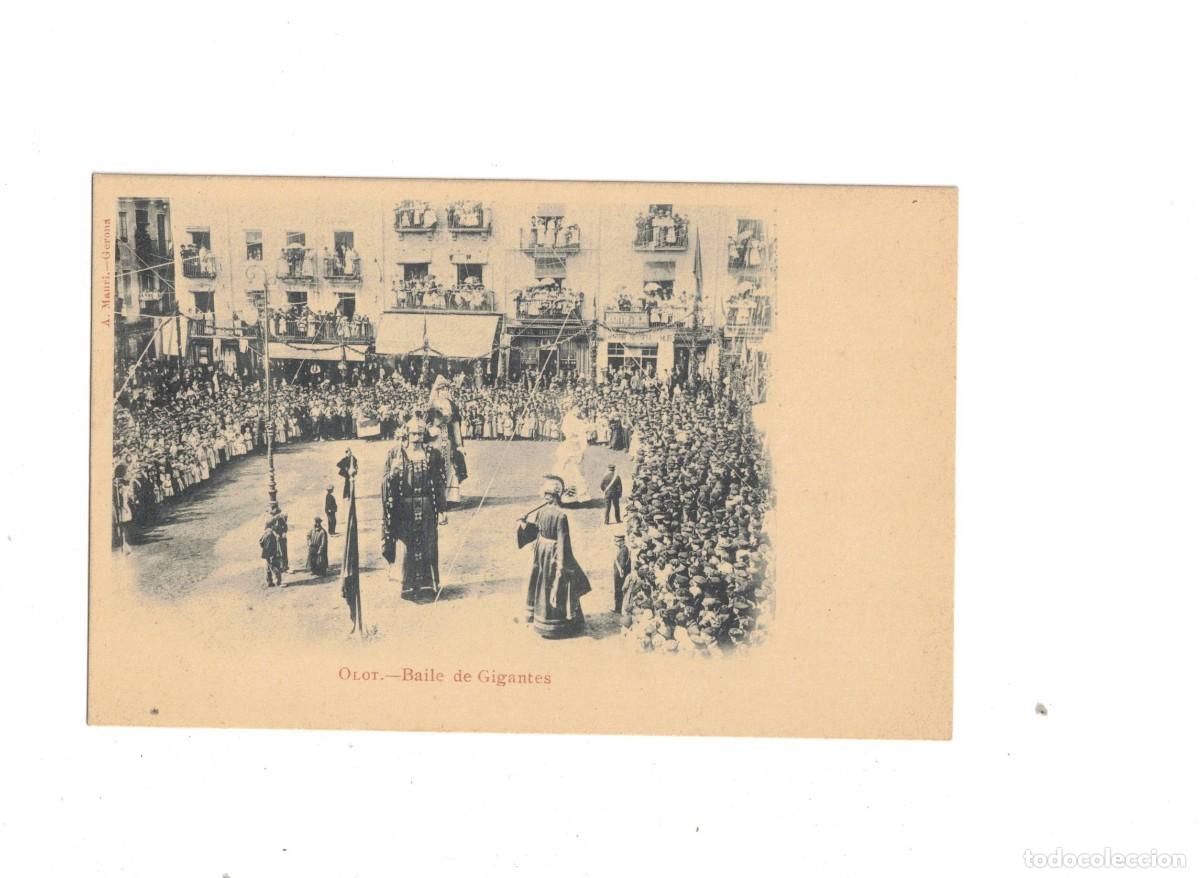 Postales: OLOT. BAILE DE GIGANTES. A. MAURI