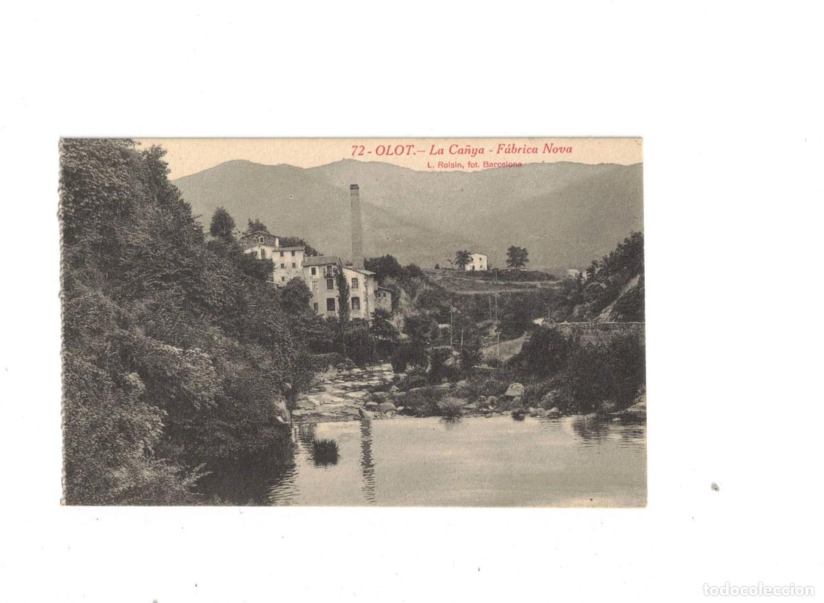Postales: OLOT. LA CANYA. F&Aacute;BRICA NOVA 72 ROISIN