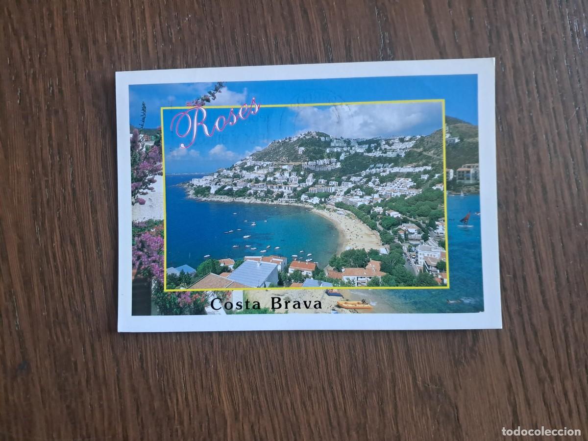 Postales: postal de Espa&ntilde;a, vista parcial Canyelles Petites, Roses, Costa Brava. Girona. escrita, a&ntilde;o 2004.