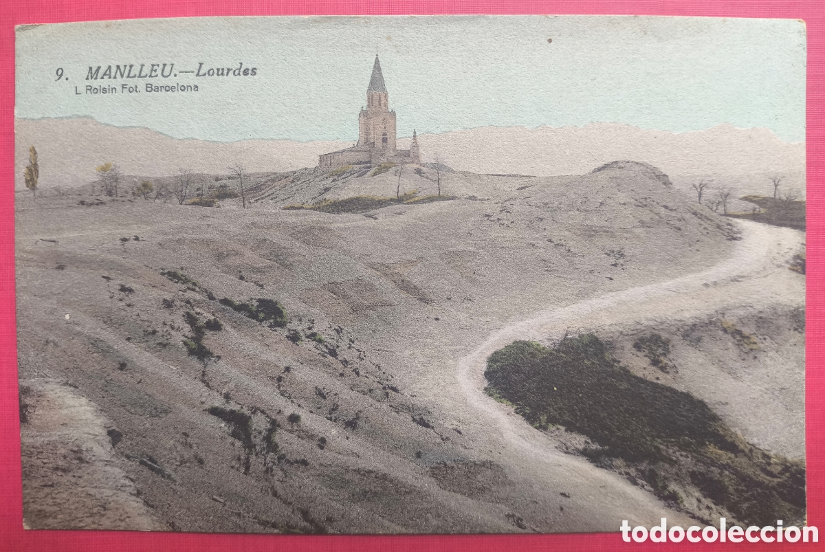 Postales: MANLLEU SANTUARI LOURDES POSTAL A COLOR OSONA BARCELONA C. 1910