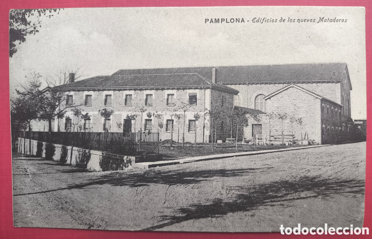Postales: PAMPLONA MATADEROS POSTAL FOTOTIPIA ED. ARAMBURU NAVARRA C. 1910