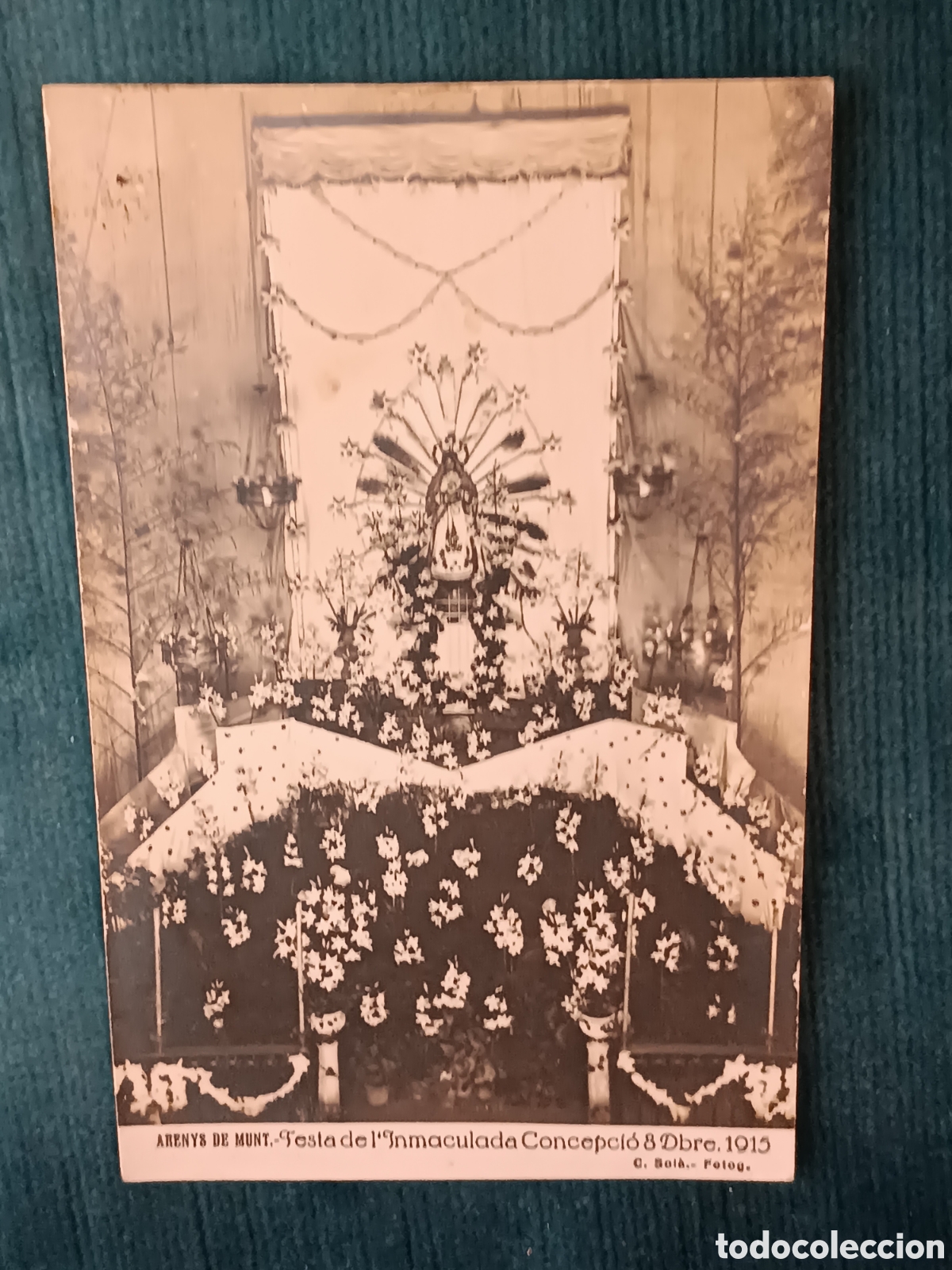 Postales: ARENYS DE MUNT. 8 desembre 1915