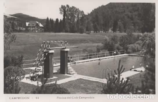 Postales: GERONA CAMPRODON PISCINA ESCRITA