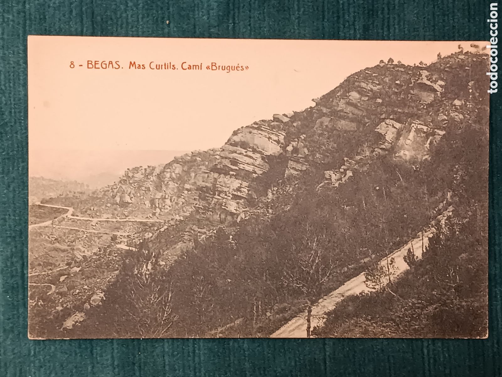 Postales: 8 BEGAS. Mas Curtils. Cam&iacute; &rdquo;Brugu&eacute;s&rdquo;. (Begues)