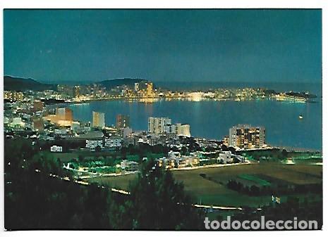 Postales: VISTA NOCTURNA, AL FONDO PALAMOS.- SAN ANTONIO DE CALONGE / GIRONA