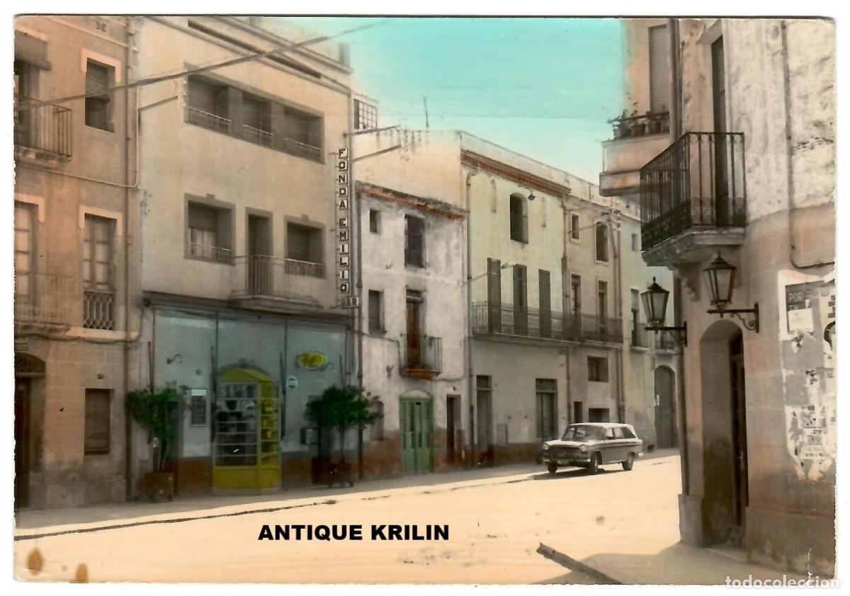 Postales: TARRAGONA / LES BORGES DEL CAMP / VISTA PARCIAL / SIN EDITOR / SIN FRANQUEAR PERO ESCRITA DORSO