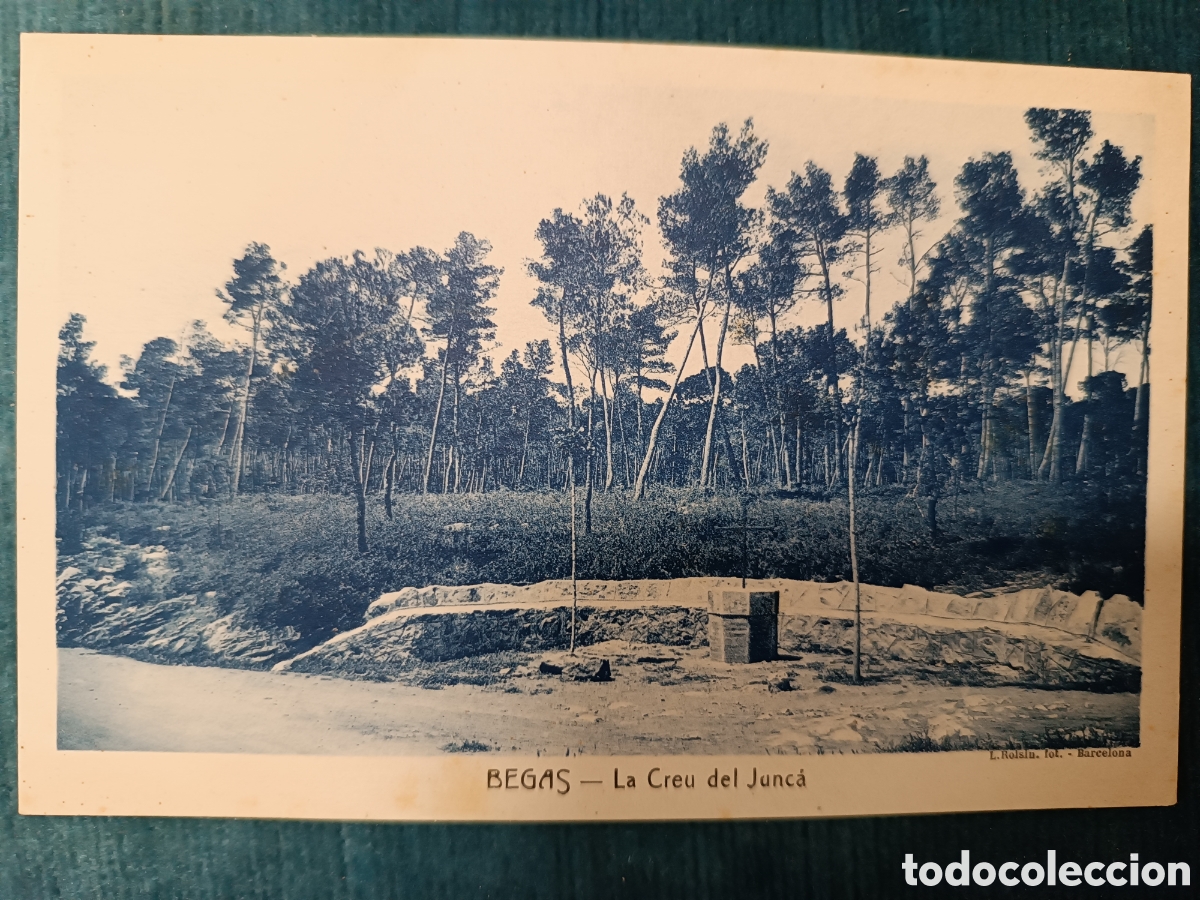 Postales: BEGAS. La Creu del Junc&aacute;. (Begues)