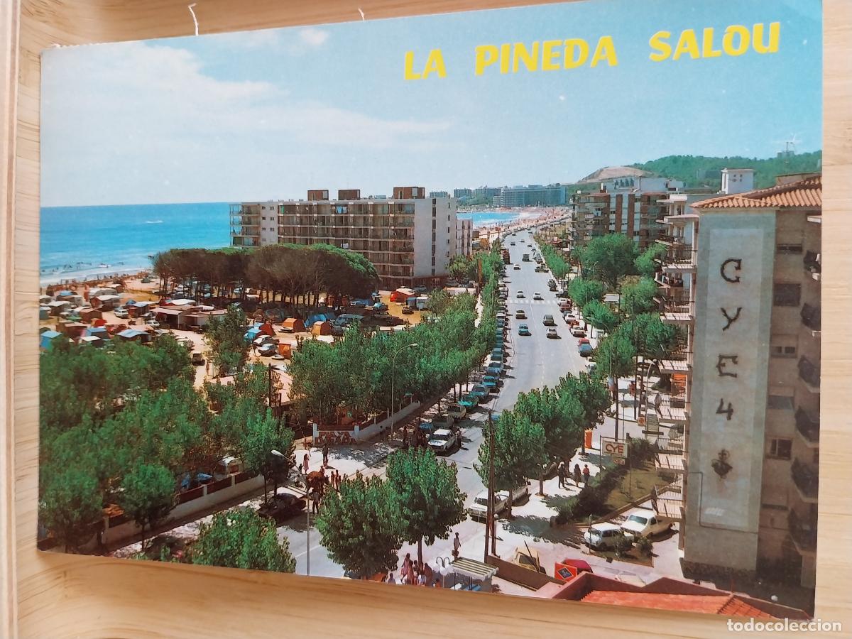 Postales: LA PINEDA SALOU ED RAYMOND 66 CIRCULADA A&Ntilde;O 1978 COCHES CL&Aacute;SICOS