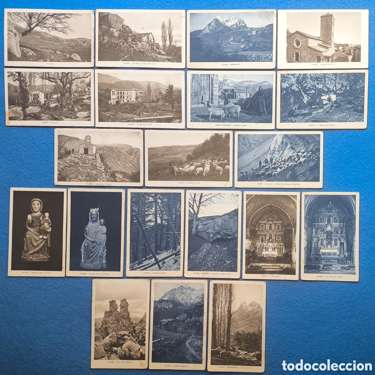 Postales: SALDES PEDRAFORCA POSTAL FOTOTIPIA LOTE 21 BERGUED&Agrave; BARCELONA C. 1925
