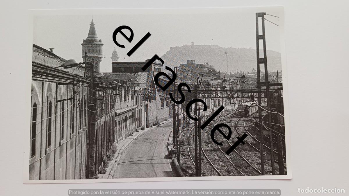 Postales: FOTO/POSTAL - VIAS DEL TREN ANTES DE LLEGAR A LA ESTACION DE FRANCIA-BARCELONA-A&Ntilde;O 1987 - DIARIO ARA