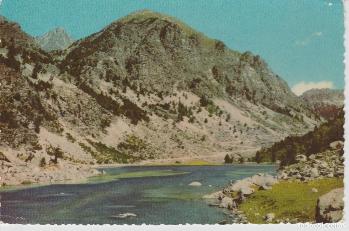 Postales: (1413) PIRINEOS CENTRALES. LAGO DE LA LLEBRETA EN LA RIBERA DE SAN NICOLAU ... SIN CIRCULAR
