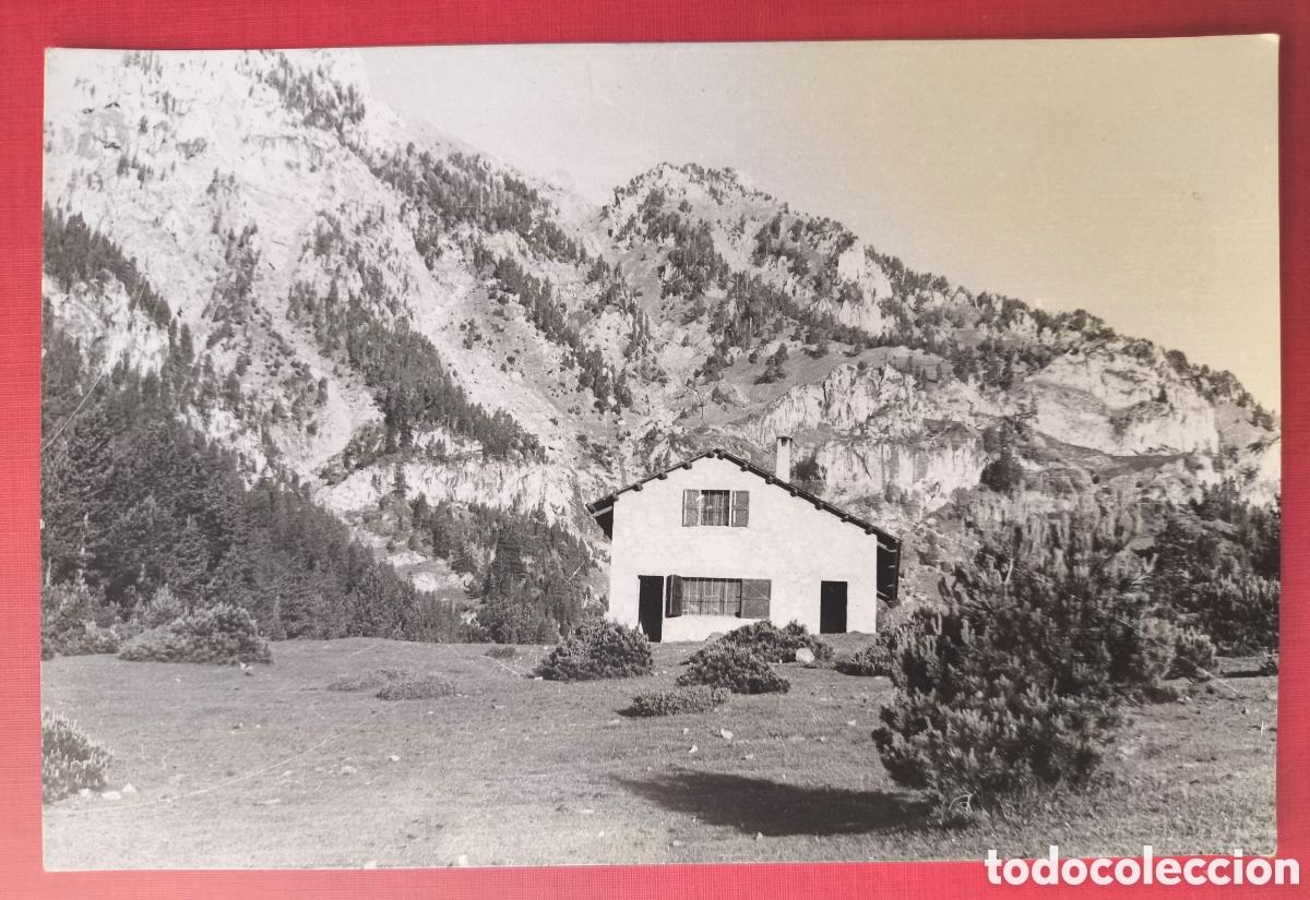 Postales: SALDES REFUGI ESTASEN POSTAL FOTOGR&Aacute;FICA FOTOGRAF&Iacute;A PEDRAFORCA ALT BERGUED&Agrave; C. 1960