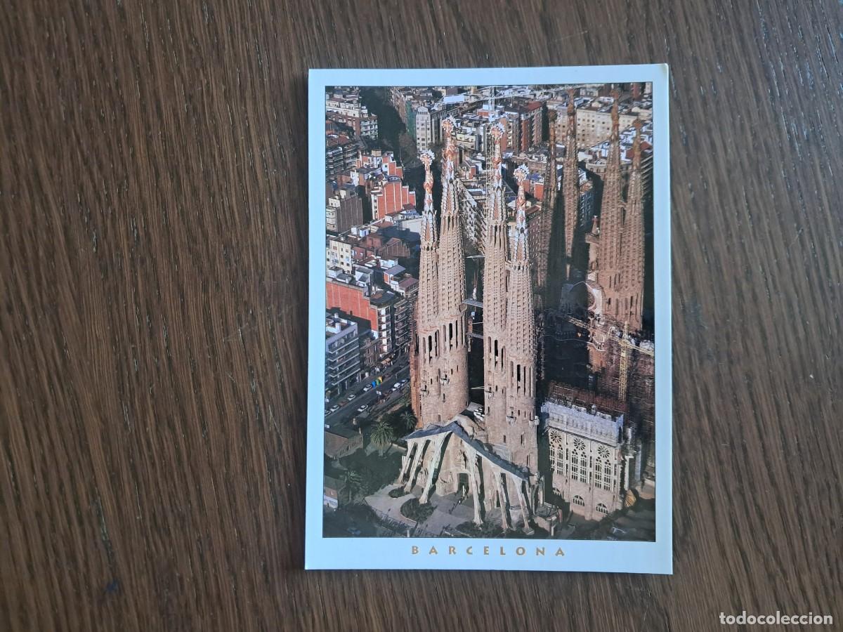 Postales: postal de Espa&ntilde;a, Temple de la Sagrada Familia, Gaud&iacute;, Barcelona. triangle postal.