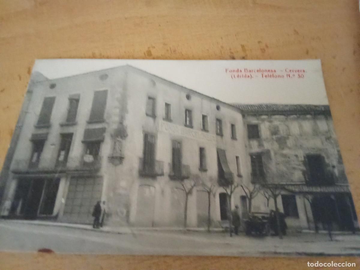 Postales: Fonda Barcelonesa.Cervera.