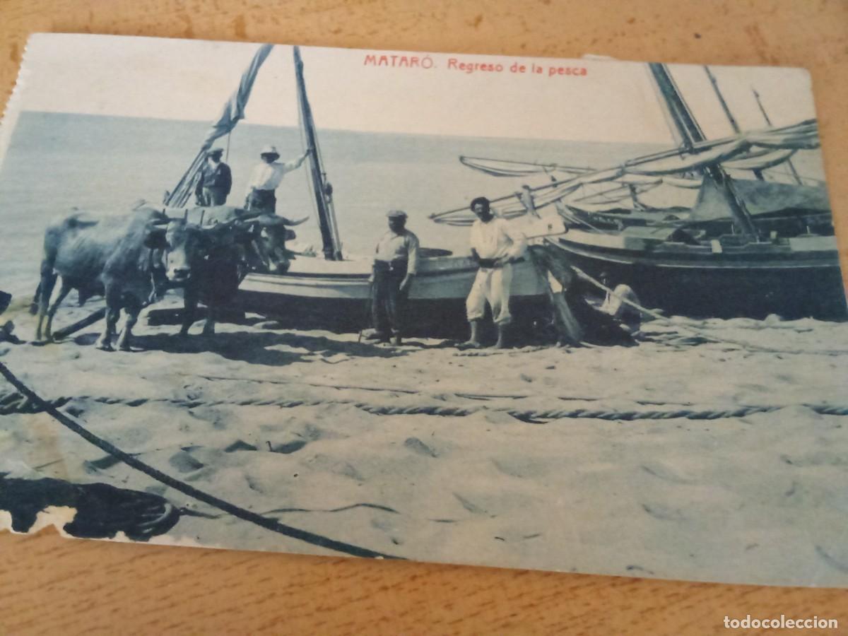 Postales: Matar&oacute;.Regreso de la pesca. - Foto 1