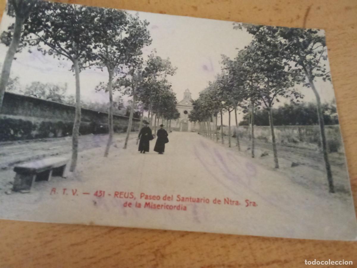 Postales: Reus.Paseo del Santuario de la misericordia.
