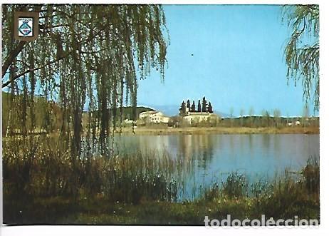 Postales: PORQUERAS DES DEL PARATGE DELS DESMAIS / LAKE&acute;S VIEW.- BANYOLES - GIRONA