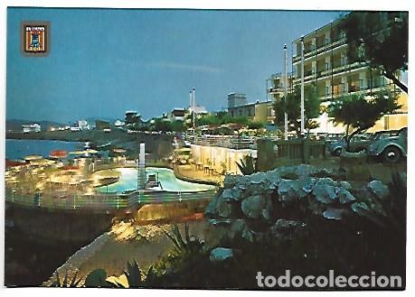 Postales: VISTA PARCIAL. NOCTURNA / PARTIAL VIEW. NOCTURNAL.- COSTA BRAVA, L&acute;ESCALA / GIRONA