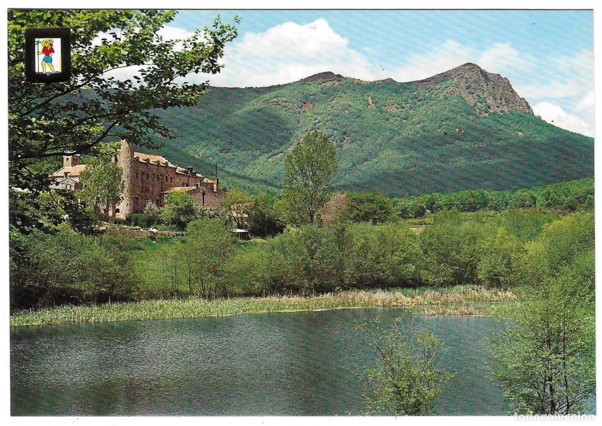 Postales: Postal Santa Fe del Montseny. Barcelona. Hotel y Lago, al fondo Les Agudes. ref. 7-barcelona15