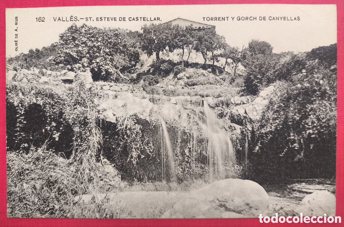 Postales: SANT ESTEVE DE CASTELAR TORRENT CANYELLES POSTAL FOTOTIPIA CLIX&Eacute; A. RIUS VALL&Egrave;S C. 1910