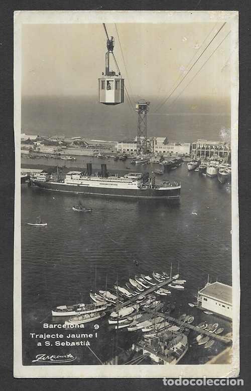 Postales: Postal. Barcelona N&uacute;m. 9 Trajecte Jaume I a S. Sebasti&aacute;. Zerkowitz