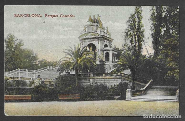 Postales: Postal. Barcelona . Parque: Cascada. edici&oacute;n K.H.B. 11 1920-1930